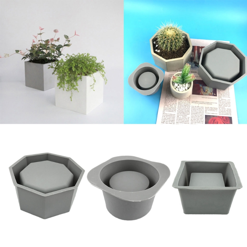 Potsticker Mold - El yapımı çiçeklik saksı silikon kalıp