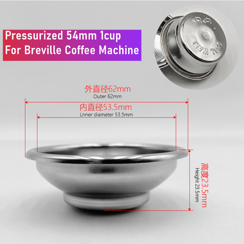 54mm Çift Katmanlı Basınçlı Fi - Breville Espresso Bes870 incelemesi ve fiyatı
